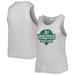 Women's Soft as a Grape Gray Oakland Athletics Plus Size High Neck Tri-Blend Tank Top