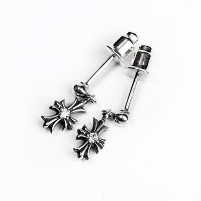 Fan Favorite TINY E CH PLUS DROP EARRINGS WITH DIAMONDS | Fandom Shop