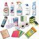 16 Items Cleaning Bundle, Cleaning Products, Cleaning Bundle Household, Oven Cleaner, Antibacterial Wipes, Kitchen Accessories, Toilet Cleaner, Rubber Gloves, Window Cleaner, Cleaning Bundles