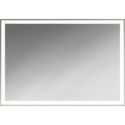 LED-Lichtspiegel JOKEY "Xania", silber (silberfarben), Spiegelglas, Spiegel, 100x70cm Image