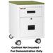 FireKing 1 - Drawer Vertical Filing Cabinet Metal/Steel in Green | 25.25 H x 17.75 W x 22 D in | Wayfair 2M1822-CAW