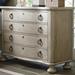 Lexington Oyster Bay Sandy Ridge Bachelors Chest Wood in White | 36 H x 48 W x 20 D in | Wayfair 01-0714-624