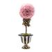 MacKenzie-Childs Topiary Drop-in - Small Ceramic in White/Black | 19 H x 7 W x 7 D in | Wayfair 35514-1916