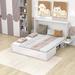 Winston Porter Kamia Queen Convertible Bed by Red Barrel Studio® in White | 41.2 H x 63.5 W x 83 D in | Wayfair 85BC77A39F704A5796ADE757D250809C