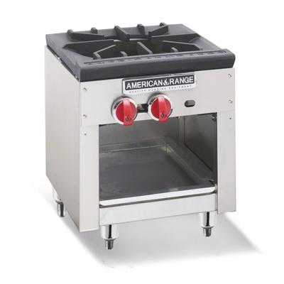 American Range 1 Burner Stock Pot Range - Liquid Propane, Stainless Steel, ARSP-18 LP