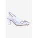 Women's Menaka Pump by J. Renee in Clear Silver (Size 6 M)