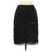 DKNY Casual Skirt: Black Solid Bottoms - Women's Size 6