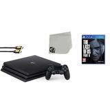 Pre-Owned Sony PlayStation 4 PRO 1TB Gaming Console Black with The Last of Us Part II BOLT AXTION Bundle (Refurbished: Like New)