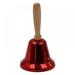 Orchip Steel Hand Bell for Christmas Santa Claus Decor Wedding Events Accessories Gold/Red Bells