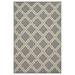 Modern Trellis Casual Geometric Ultra-Soft Indoor Area Rug or Runner 3 x 5 Gray by Blue Nile Mills