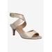 Women's Soncino Sandals by J. Renee® in Gold Stardust (Size 9 1/2 M)
