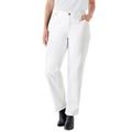 Plus Size Women's Crop Wide-Leg Jean by Soft Focus in White (Size 16 W)