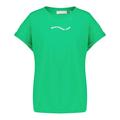 Rich & Royal Damen T-Shirt BOYFRIEND COLOURED ORGANIC SHIRT, grün, Gr. S