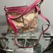 Coach Bags | Coach Pink And Tan Ashley Showder Bag | Color: Pink | Size: Os