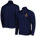 Men's Champion Navy Virginia Cavaliers Textured Quarter-Zip Jacket