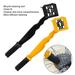 harmtty Bike Chain Brush Small Convenient Easy to Use Portable Cycling Bicycle Chain Cleaning Brush Tool for MTB Black