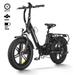 INTHEAIR RANGER Electric Bike Foldable 20 x 4 Fat Tire ebike for Adults Black Step-Thru Electric Folding Bicycles 750W Motor 48V 13AH Battery Ebikes