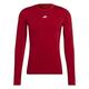 Adidas Mens T-Shirt (Long Sleeve) Techfit Aeroready Long-Sleeve Top, Team Power Red 2, HP0639, 3XL