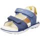 Geox B Delhi Boy Sandal, Blue/LT Brown, 21 EU