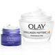 Olay Collagen Peptide24 Moisturiser, Day Face Cream with Collagen Peptides & Vitamin B3, 50ml, Includes Retinol Travel Size Night Cream, 15ml, Skin Care Sets & Kits, Gifts for Women