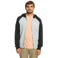 Kapuzensweatjacke QUIKSILVER "Everyday" Gr. M, grau (light grey heather) Herren Sweatjacken