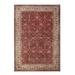 Brown/Red 84 x 60 x 0.039 in Area Rug - Charlton Home® Vintage Geometric Medallion Indoor Area or Runner Rug | 84 H x 60 W x 0.039 D in | Wayfair