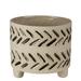 Gracie Oaks Tanzima Ceramic Cachepot Ceramic in Black/Brown | 4.75 H x 4 W x 4 D in | Wayfair C38B9EC44DA4417FAA8F82134EBF35B6