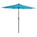 Arlmont & Co. Mumper 9Ft Solar LED Lighted Market Umbrella Metal in Blue/Navy | 103 H x 106 W x 106 D in | Wayfair 02E59C5987E24171B65E6FDE09896559