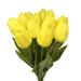 Primrue Real Touch Tulip Stems in Yellow | 18 H x 4 W x 4 D in | Wayfair A75DDBCA65104BB2BCA904627B1F7DCA