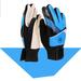 Mingyiq Kids Youth Goalkeeper Gloves Football Soccer Goalie Gloves Latex Finger Guard