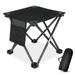 HEQUSIGNS Folding Camping Stool Portable Outdoor Camping Chair with Storage Bag Lightweight Strong Bearing Capacity Chair for Adult Fishing Hiking Gardening(Black)