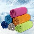 harmtty Cooling Towel Quick Dry High Density Strong Evaporation Sweat Absorption Polyester Sports Cold Feeling Towel Fitness Use Red