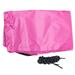 BESTONZON 3 Meter Triangle Tarps Outdoor Canopy Tent Practical Multifunctional Beach Mat Wild Camping Supplies with Rope and Storage Bag (Pink)