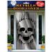 Halloween Decorations METALLIC SKULL DOOR COVER Poster