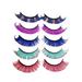 5 Pairs of False Eyelashes Color Imitation Mink Eye Lashes Natural Three False Eyelashes A Variety of Stage Makeup 3d Imitation Mink False Eyelashes Soft