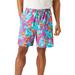 Men's Big & Tall 5" Flex Swim Trunks with Breathable Stretch Liner by Meekos in Hula Palm (Size 4XL)