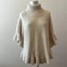 Anthropologie Sweaters | Akemi + Kin For Anthropologie Mohair Poncho Style Sweater. Never Worn. | Color: Cream/White | Size: S