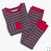 J. Crew Pajamas | J.Crew Kid’s Pajama Set In Red And Green Stripes. Size 5 | Color: Green/Red | Size: 5g