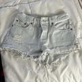 Levi's Shorts | Levis Light Blue Short Shorts | Color: Blue | Size: 24