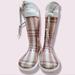 Burberry Shoes | Burberry Pink Nova Check Girls Rainboots | Color: Pink | Size: 12g