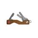 Schlüssel-Anhänger KEYCABINS "Wood S3" Gr. one size, braun (hellbraun) Kinder Schlüsselanhänger Schlüsseltaschen
