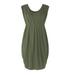 Sleeveless Bodycon Clothes Dress Pregnant Maternity Women Dress Solid Maternity dress