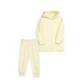 ZHAGHMIN Baby Boy Outifts Kids Toddler Baby Girls Boys Autumn Winter Solid Cotton Long Sleeve Hooded Hoodie Pants Set Clothes 12Mo Boy Clothes Home For Boys Outfit Toddler Boy Soccer Clothes Little