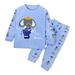 ZHAGHMIN 6-9 Month Boy Pants Girls Boys Toddler Soft Pajamas Toddler Cartoon Prints Long Sleeve Kid Sleepwear Sets New Born Set For Boys Brand Baby Clothes New Born Baby Boy Gift Clothes For Boys 6-