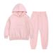 KmaiSchai Cute Baby Clothes Toddler Kids Babys Girls Boys Spring Winter Solid Long Sleeve Pants Hooded Hoodie Sweatshirt Set Outfits Baby Firetruck Clothes Toddler Boy 4T Outfits 4T Sweats Baby Take