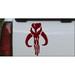 Star Wars Mandalorian Skull Boba Fett Car or Truck Window Laptop Decal Sticker Purple Red 8in X 5.4in