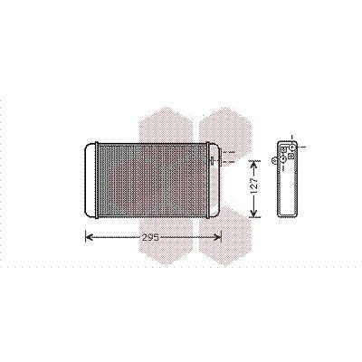 Van Wezel Heizungskühler [Hersteller-Nr. 37006116] für Opel Image