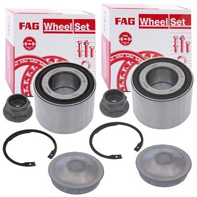 Schaeffler Fag 2x Radlagersatz, hinten für Chevrolet, Dacia, Nissan, Renault Image