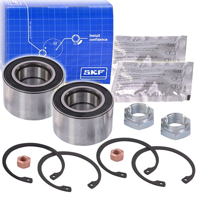 Skf 2x Radlagersatz, vorne [Hersteller-Nr. VKBA593] für VW