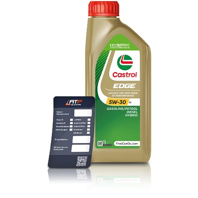 Castrol 1 L EDGE 5W-30 LL + Ölwechsel-Anhänger [Hersteller-Nr. 15F7DA] Image